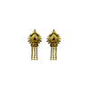 Pack of_2 Brass Gold-Plated Earrings
