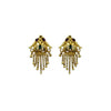 Pack of_2 Brass Gold-Plated Earrings