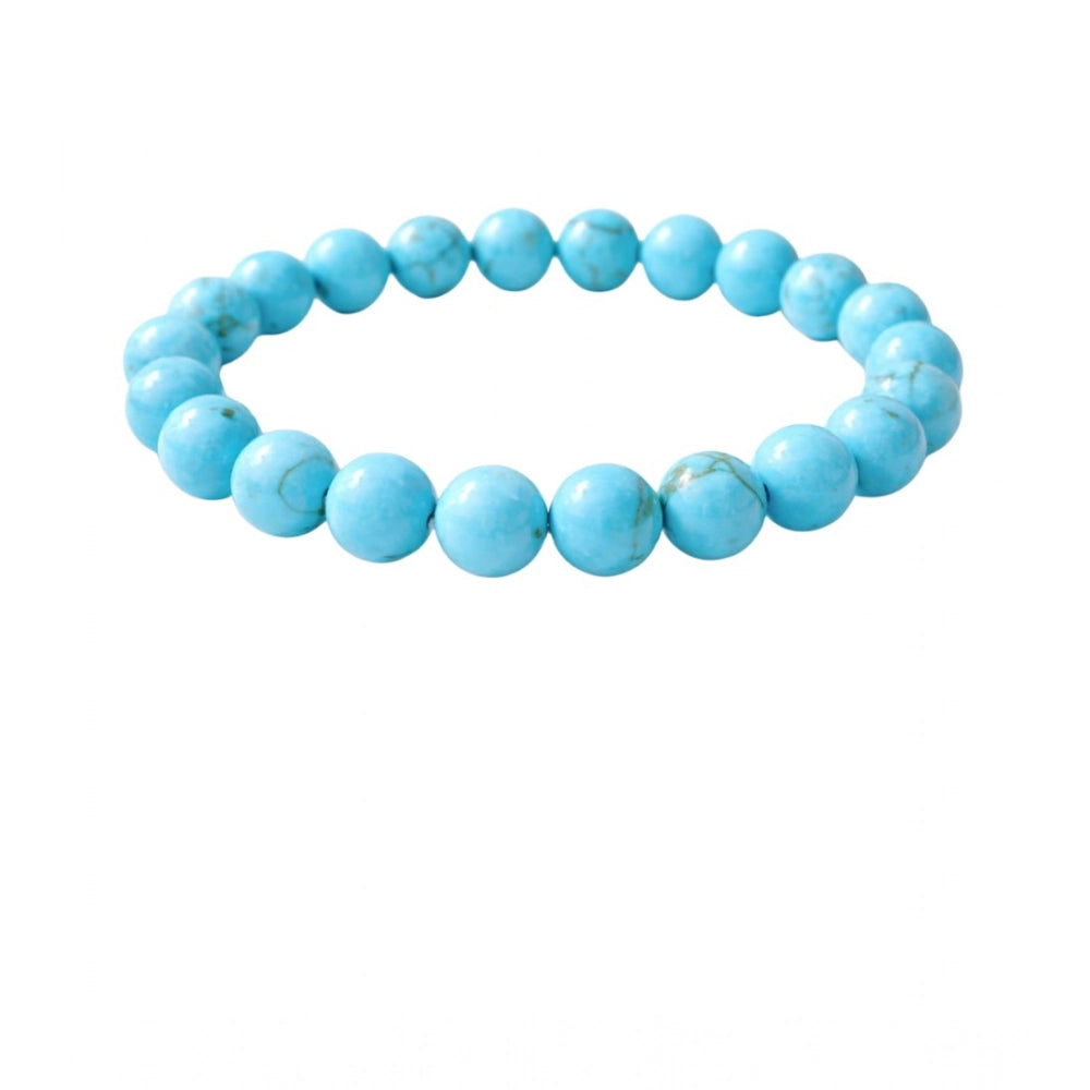 natural crystal 8mm turquoise bracelet