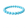 Natural Crystal 8mm Turquoise Bracelet
