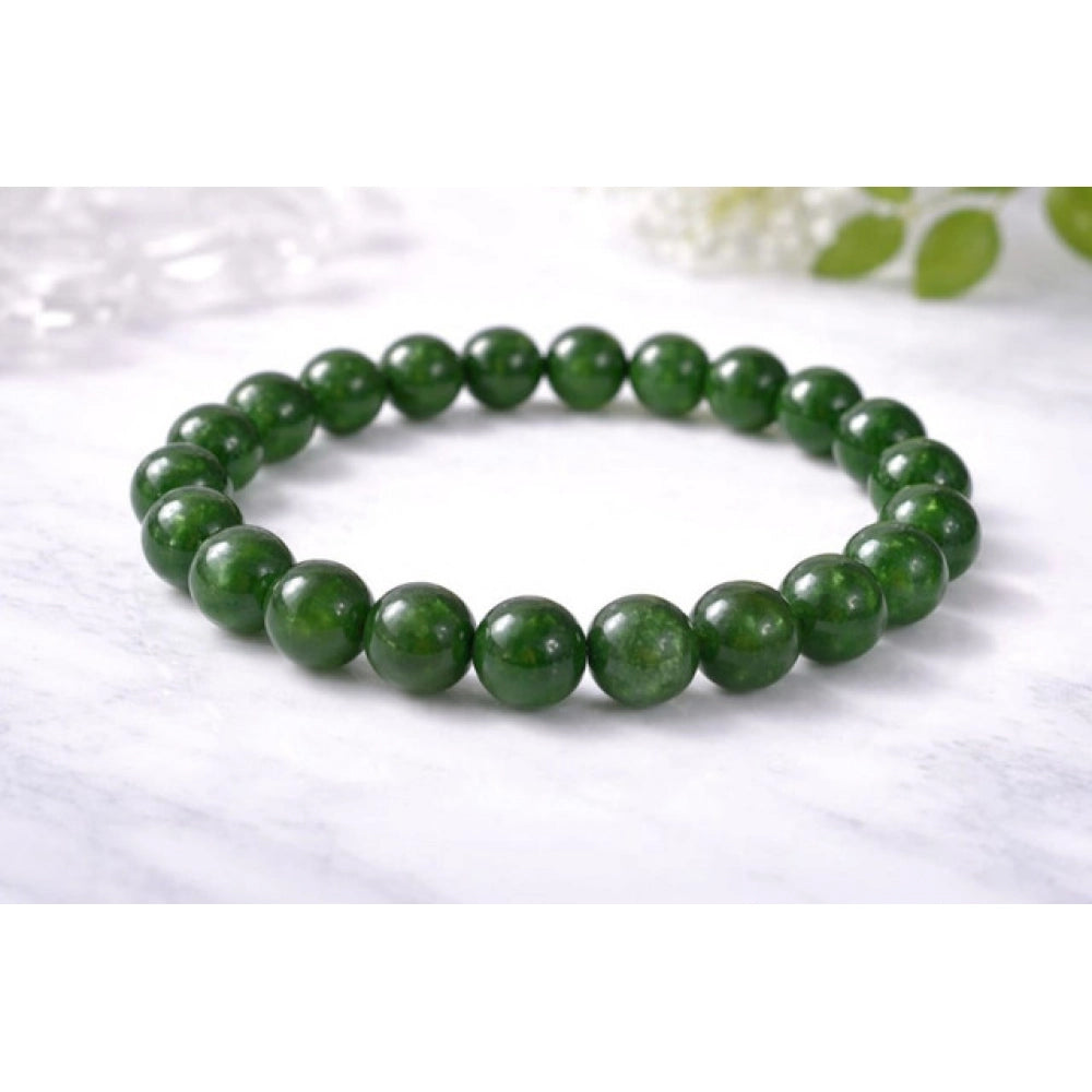 natural crystal 8mm green aventurine bracelet