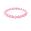 Natural Crystal 8mm Rose Quartz Bracelet