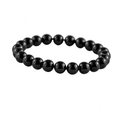 Natural Crystal 8mm Black Tourmaline Bracelet