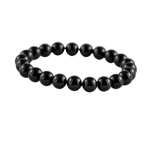 Natural Crystal 8mm Black Tourmaline Bracelet