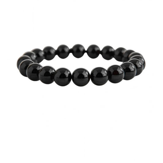 Natural Crystal 8mm Black Obsidian Bracelet