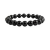 Natural Crystal 8mm Black Obsidian Bracelet