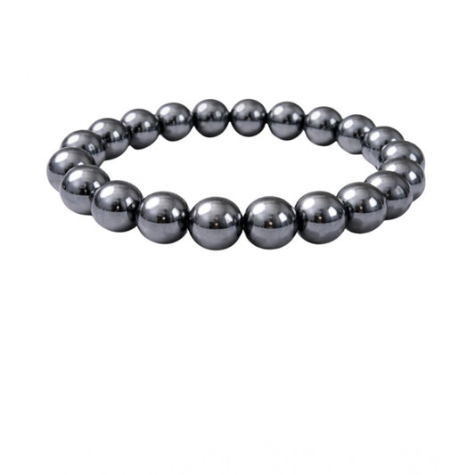 Natural Crystal 8mm Hematite Bracelet