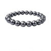 Natural Crystal 8mm Hematite Bracelet
