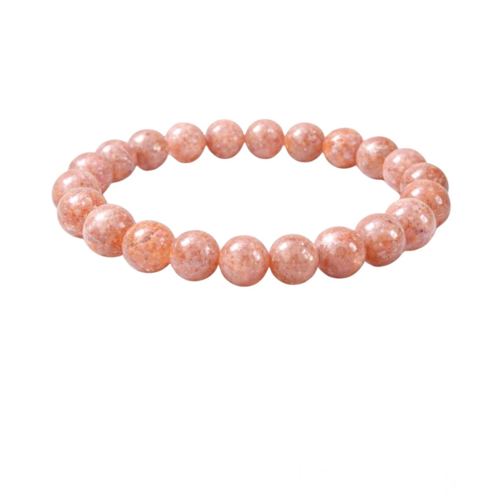 natural crystal 8mm sunstone bracelet