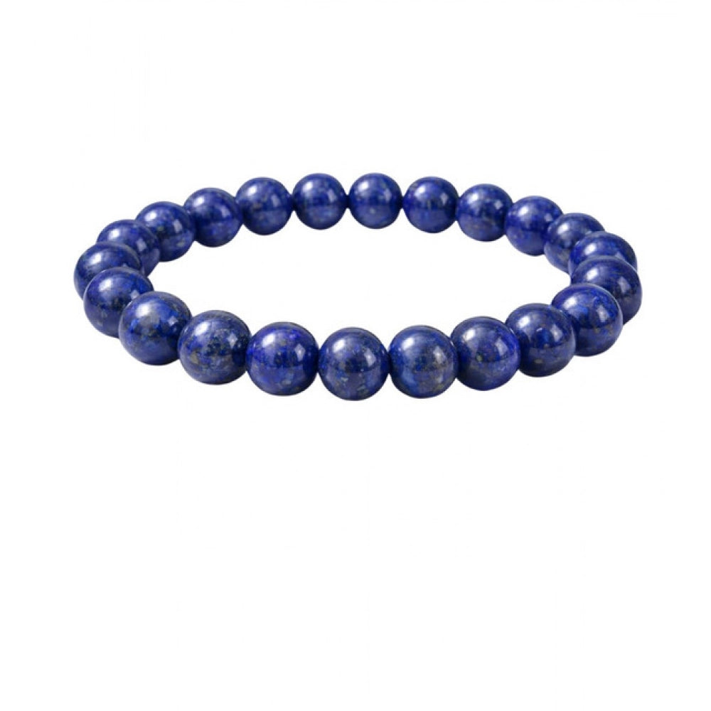 natural crystal 8mm lapis lazuli bracelet