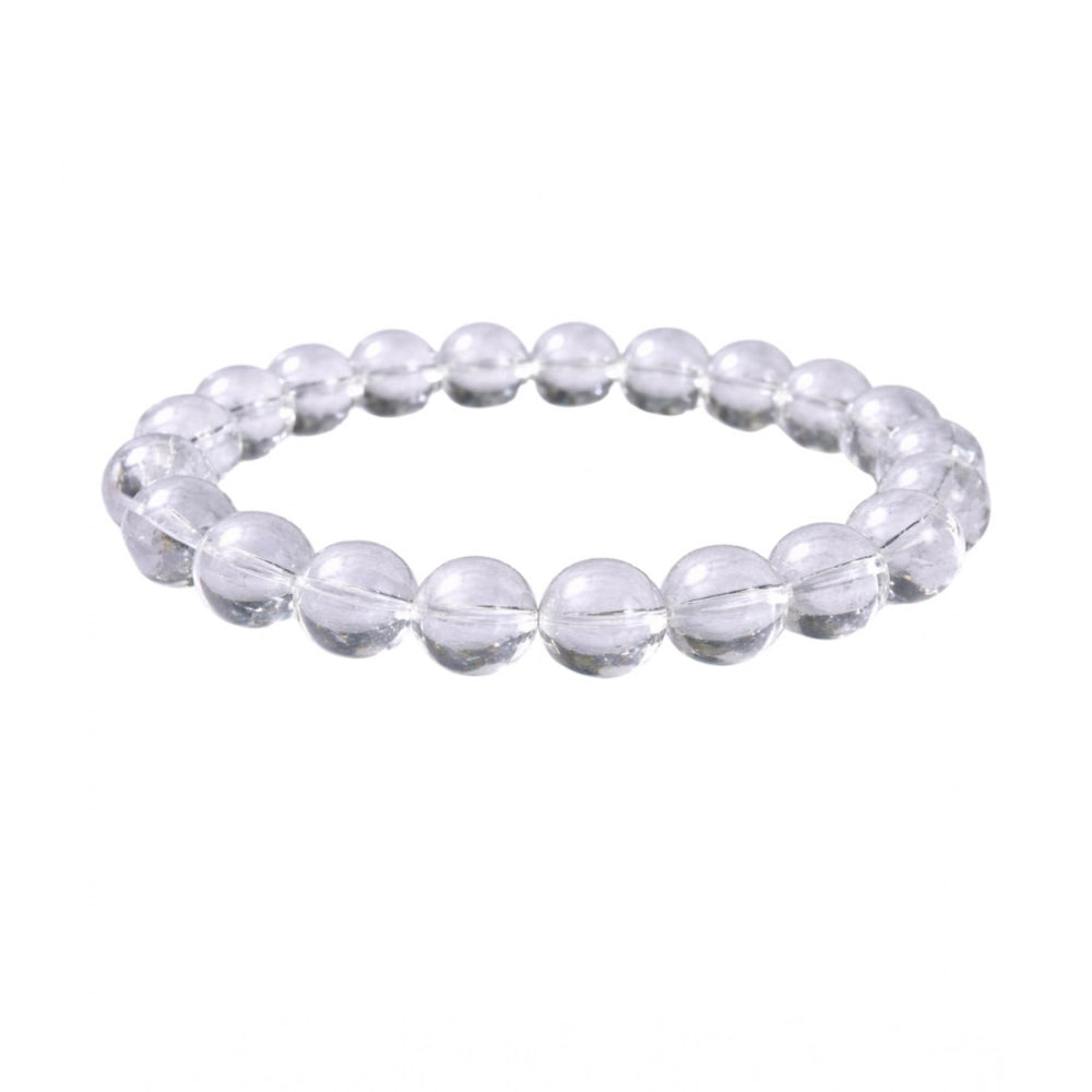 natural crystal 8mm clear quartz bracelet