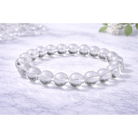 Natural Crystal 8mm Clear Quartz Bracelet