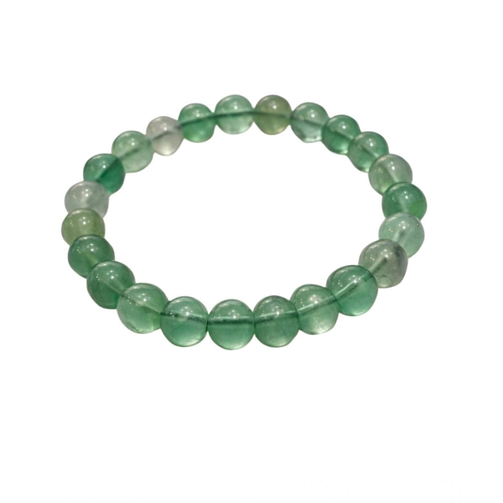 natural crystal 8mm fluorite bracelet