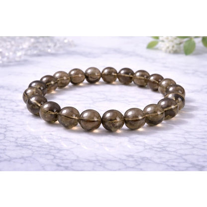 Natural Crystal 8mm Smoky Quartz Bracelet