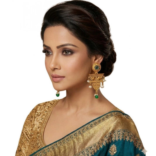Zinc Alloy Gold Plated Chandelier Earrings