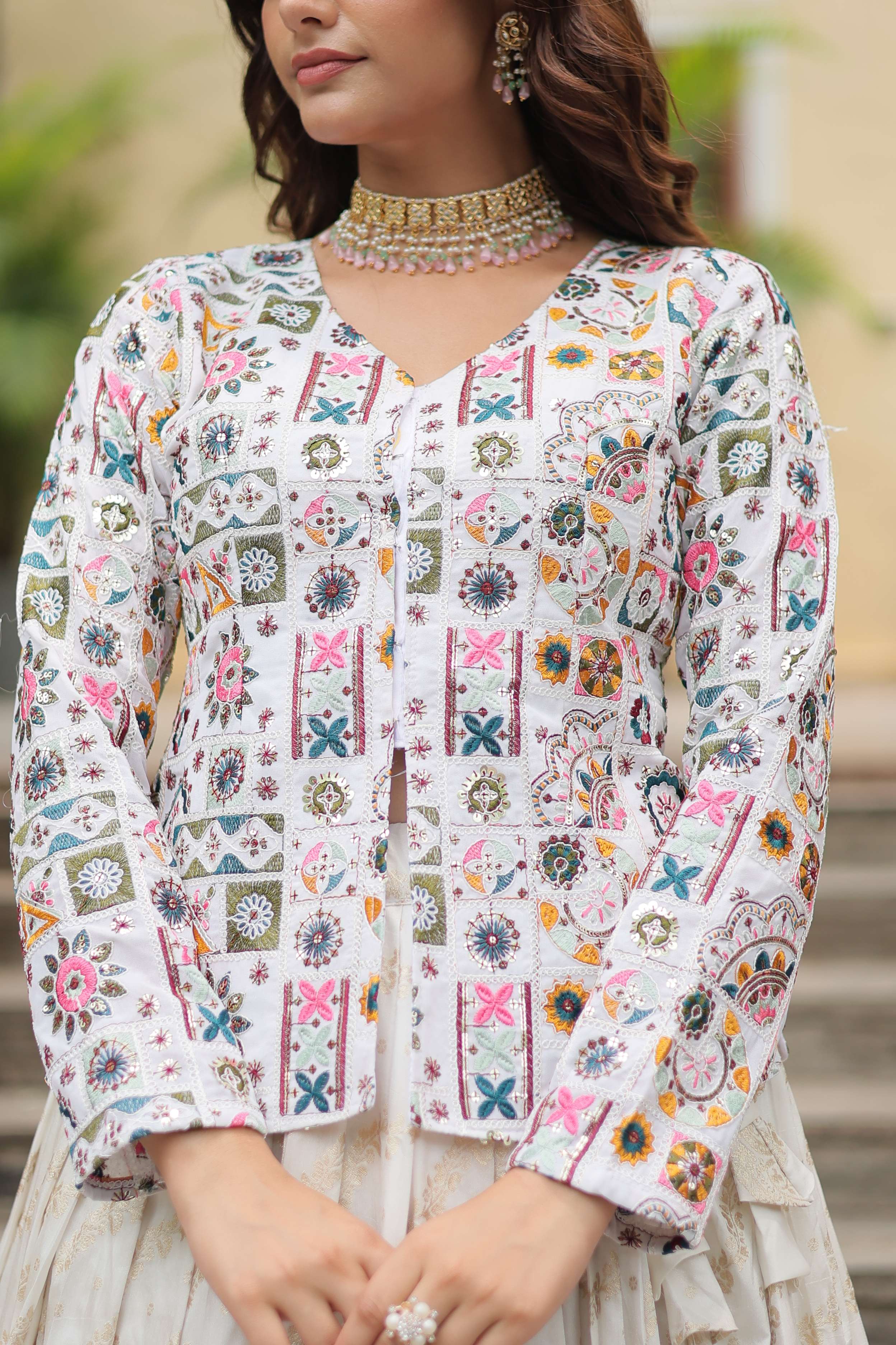 Premium Designer Sequins Embroidered Co-ord Set